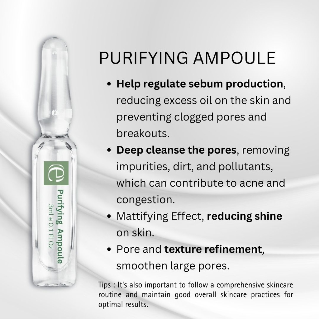 SKIN EQUALITY Ampoules - Purifying (3ml x 10 vials)