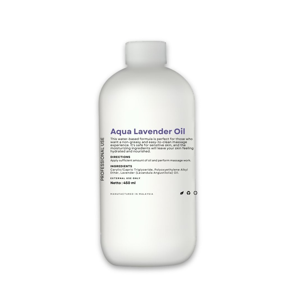 Massage Oil (Aqua) - Relaxing Lavender (5 litres)