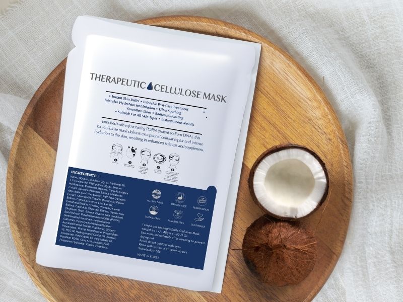 Therapeutic Cellulose Mask /sheet (48gm e 1.62 fl oz)