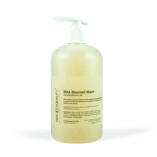 [SEC-BHAW-0500M] SKIN EQUALITY BHA Blemish Wash (Professional 500ml  / 16.83 FL OZ e)