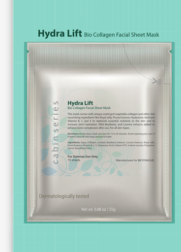 [BUE-BCHL-10IN1] Bio-Collagen Sheet Mask - Hydra Lift (10's)